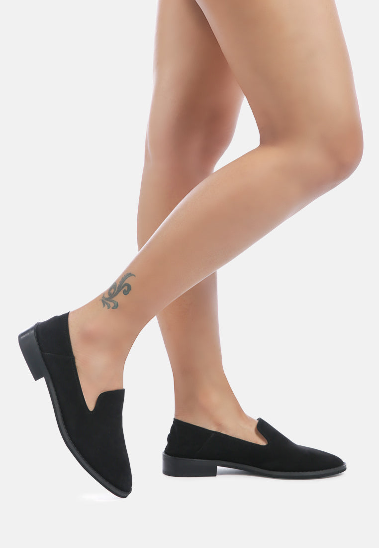Oliwia Classic Suede Loafers - Glamourous Grace