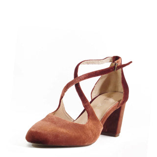 Oren Velvet Mary Jane Heels - Glamourous Grace