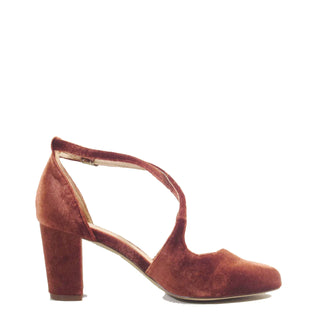 Oren Velvet Mary Jane Heels - Glamourous Grace