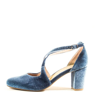 Oren Velvet Mary Jane Heels - Glamourous Grace
