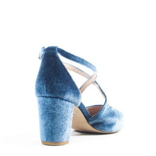 Oren Velvet Mary Jane Heels - Glamourous Grace
