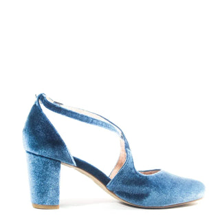 Oren Velvet Mary Jane Heels - Glamourous Grace