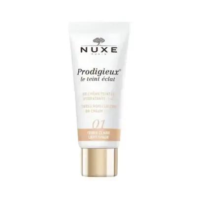Nuxe Prodigieux Tinted Moisturizing BB Cream - 01 Light - Natural Radiance, Lightweight Coverage, Fair Skin Perfector - Glamourous Grace