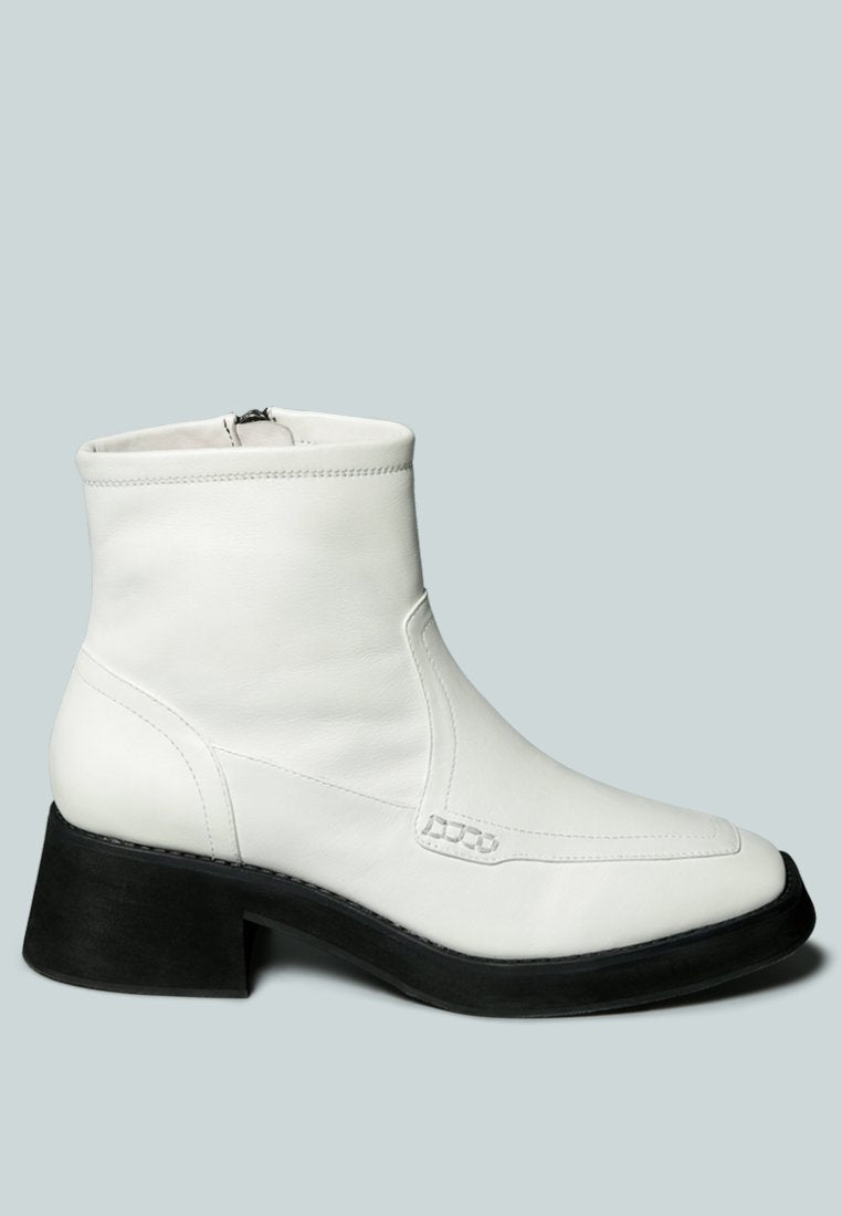 Oxman Zip-Up Ankle Boot - Glamourous Grace