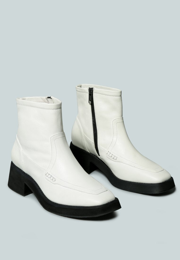 Oxman Zip-Up Ankle Boot - Glamourous Grace