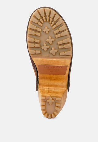 Ochroma Vintage Patchwork Suede Mule Clogs
