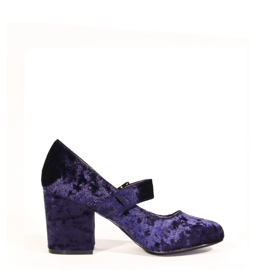 Oksana Velvet Mary Jane Heels - Glamourous Grace