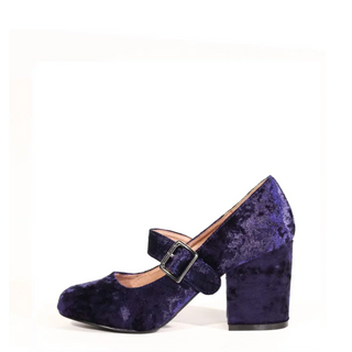 Oksana Velvet Mary Jane Heels - Glamourous Grace
