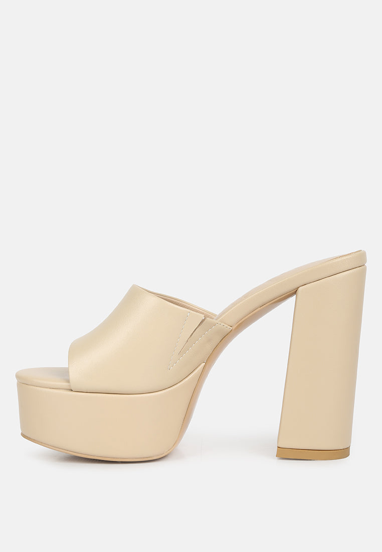 Shuri Open Toe High Block Heel Sandals - Glamourous Grace