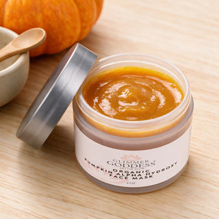 Organic Pumpkin AHA Face Mask – Exfoliating Treatment for Wrinkles & Glow - Glamourous Grace