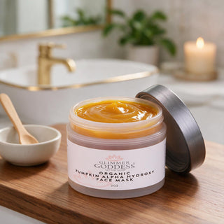 Organic Pumpkin AHA Face Mask – Exfoliating Treatment for Wrinkles & Glow - Glamourous Grace