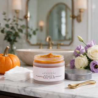 Organic Pumpkin AHA Face Mask – Exfoliating Treatment for Wrinkles & Glow - Glamourous Grace