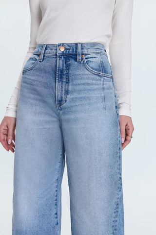 Kyra High Rise Bowed Ankle Jeans