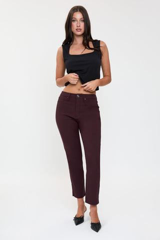 Women's Hyperstretch Cropped Straight Pants