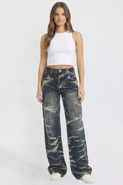 Women's Wide Leg Essential Baggy Jeans