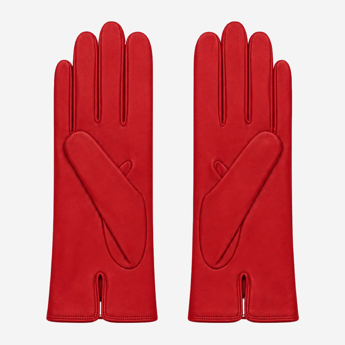 P2666 (red) - Women’s unlined Italian lambskin leather dress gloves - Glamourous Grace