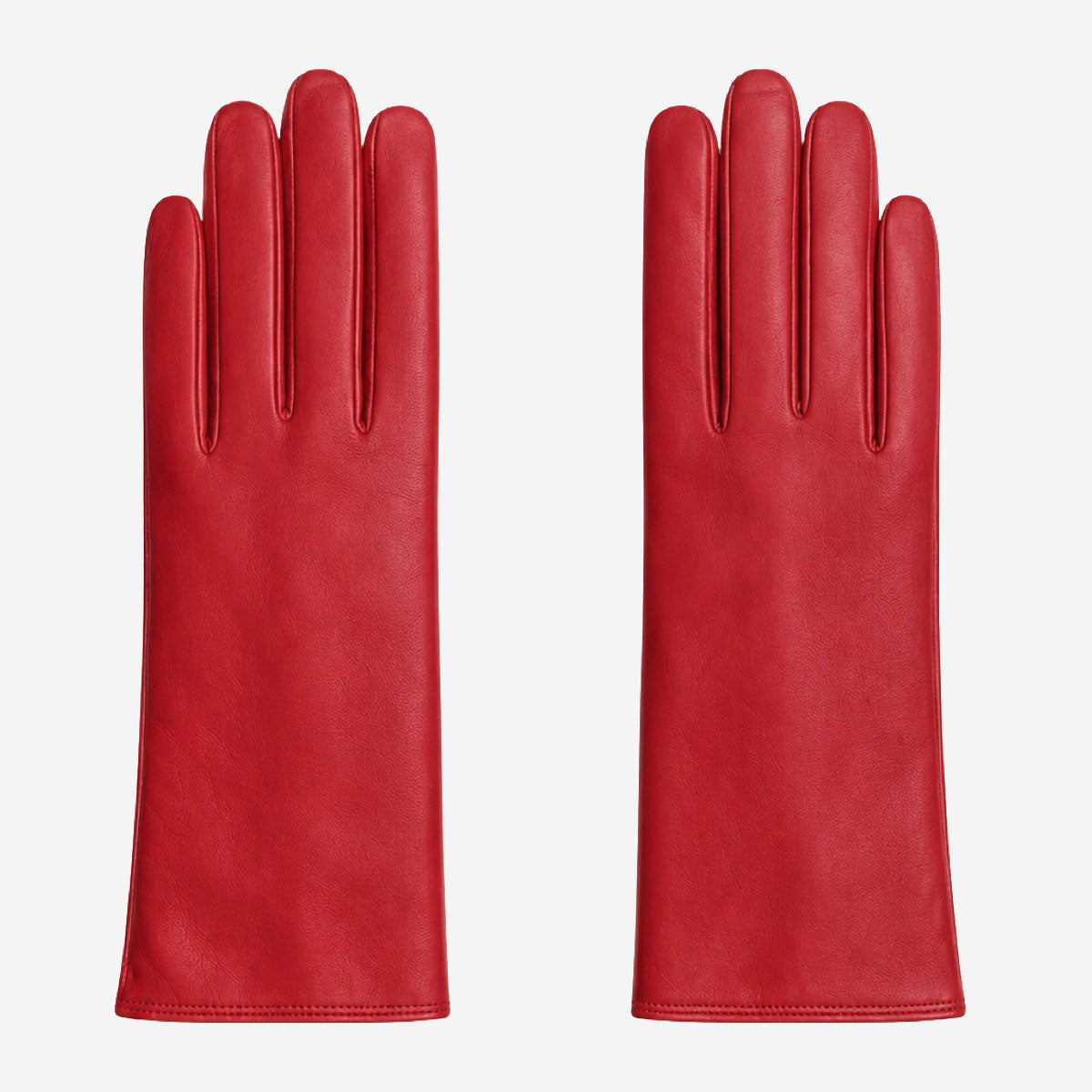 P2666 (red) - Women’s unlined Italian lambskin leather dress gloves - Glamourous Grace