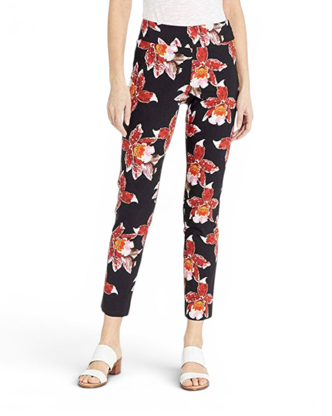 Krazy Larry P507 Ankle Pull on Pant - Black Orchid
