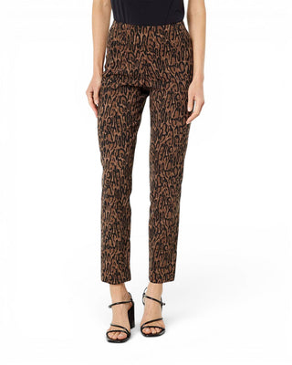 Krazy Larry P507 Ankle Pull on Pant - Brown Tiger
