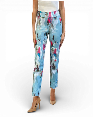 Krazy Larry P507 Pull on Pant - Grey Watercolor