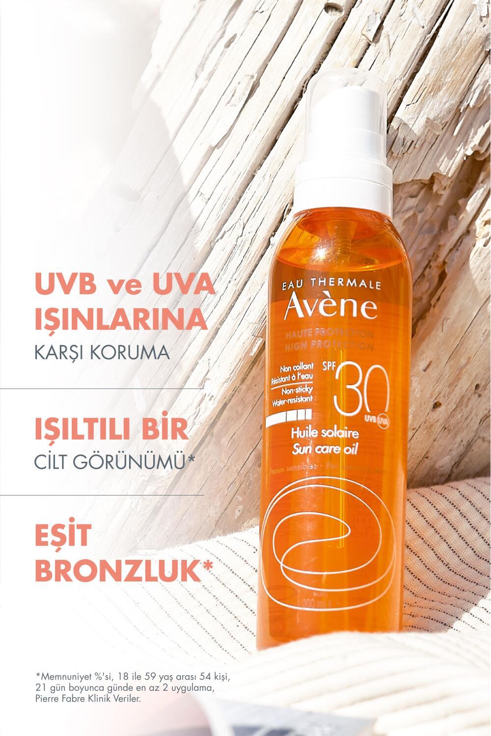 Avene SPF 30+ Sunscreen Oil Spray - Water-Resistant, Non-Greasy Sun Protection for Sensitive Skin - Glamourous Grace