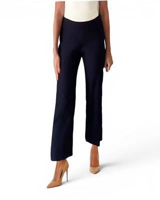 Krazy Larry P600 Pull on Wide Ankle Pant - Navy