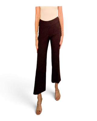 Krazy Larry P600 Pull on Wide Ankle Pant - Brown