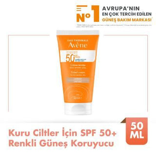 Avene Tinted Cream SPF50+ Unifying 50ml - Tinted Sunscreen Cream for Dry Skin with High SPF Protection - Glamourous Grace