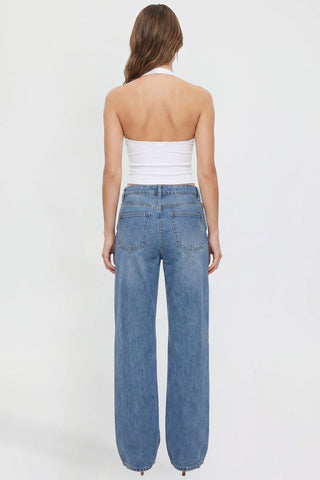 Women's Luxe Britney 90'S fit Tie Front Jeans