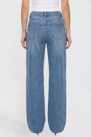 Women's Luxe Britney 90'S fit Tie Front Jeans