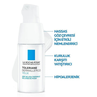 La Roche Posay Toleriane Dermallergo Moisturizing Eye Cream 20ml - Glamourous Grace