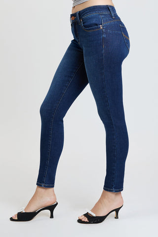 Women's Luxe Mid Rise WannaBettaButt Skinny Jeans - Glamourous Grace