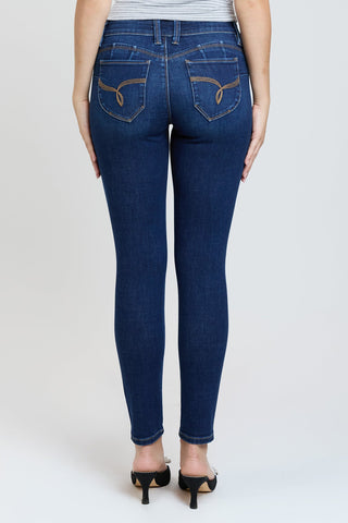 Women's Luxe Mid Rise WannaBettaButt Skinny Jeans - Glamourous Grace