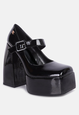Pablo Statement High Platform Heel Mary Jane Sandals