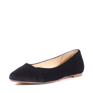 Pammy Velvet Ballet Flats - Glamourous Grace