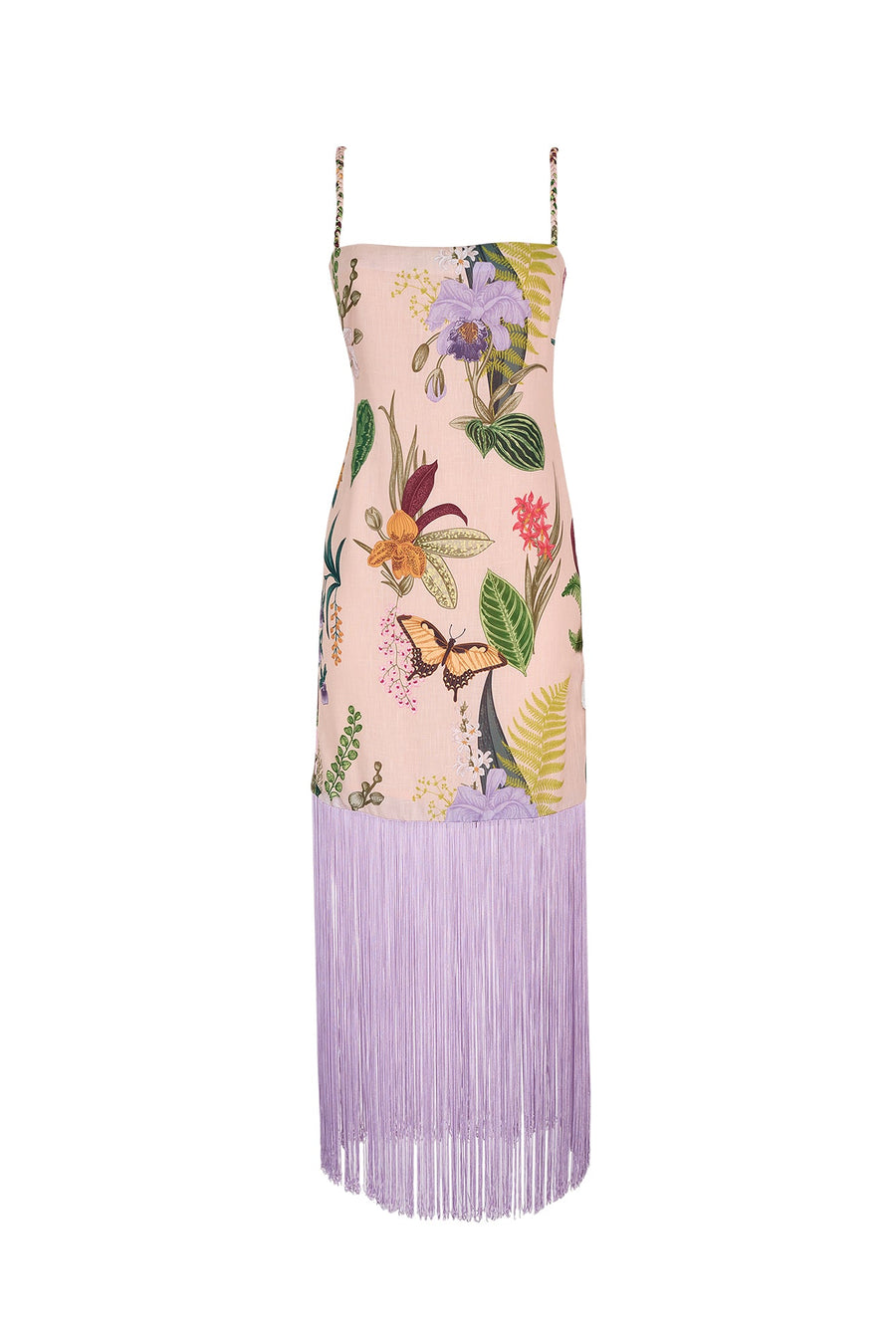 PAPILLON DRESS IN JARDIN PRINT SOFT KHAKI - Glamourous Grace