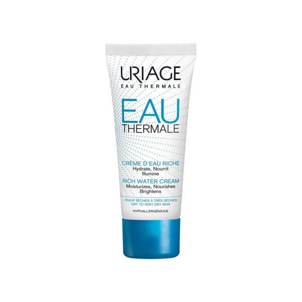 Uriage Uriage Eau Thermale Rich Water Cream 40ml - 24-Hour Hydration Moisturizing Cream for Dry Skin - Glamourous Grace