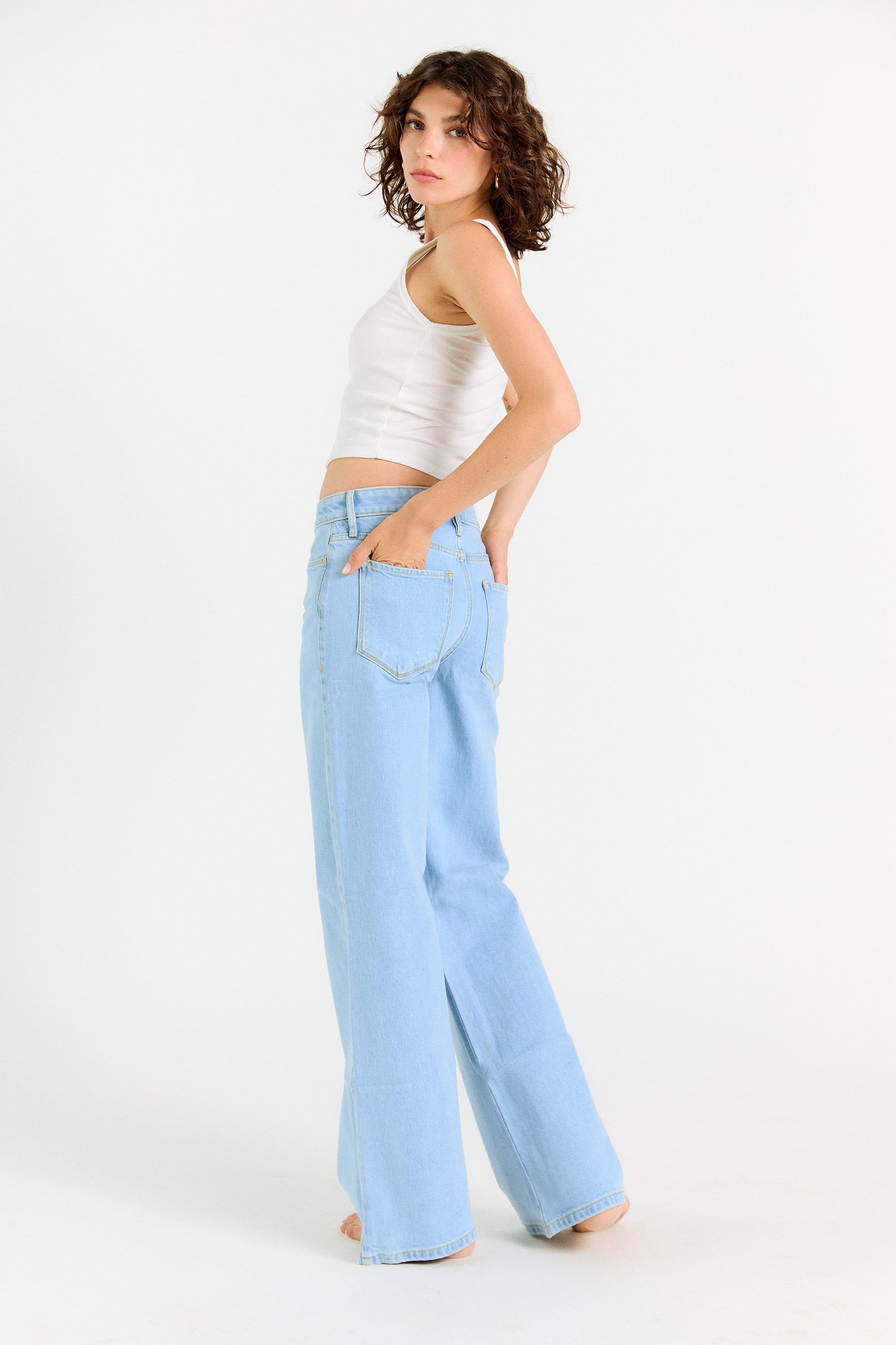 The Rebel Wide Leg - Noa Wash - Glamourous Grace