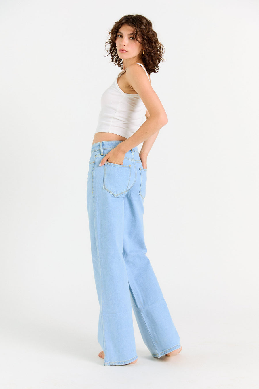 The Rebel Wide Leg - Noa Wash - Glamourous Grace