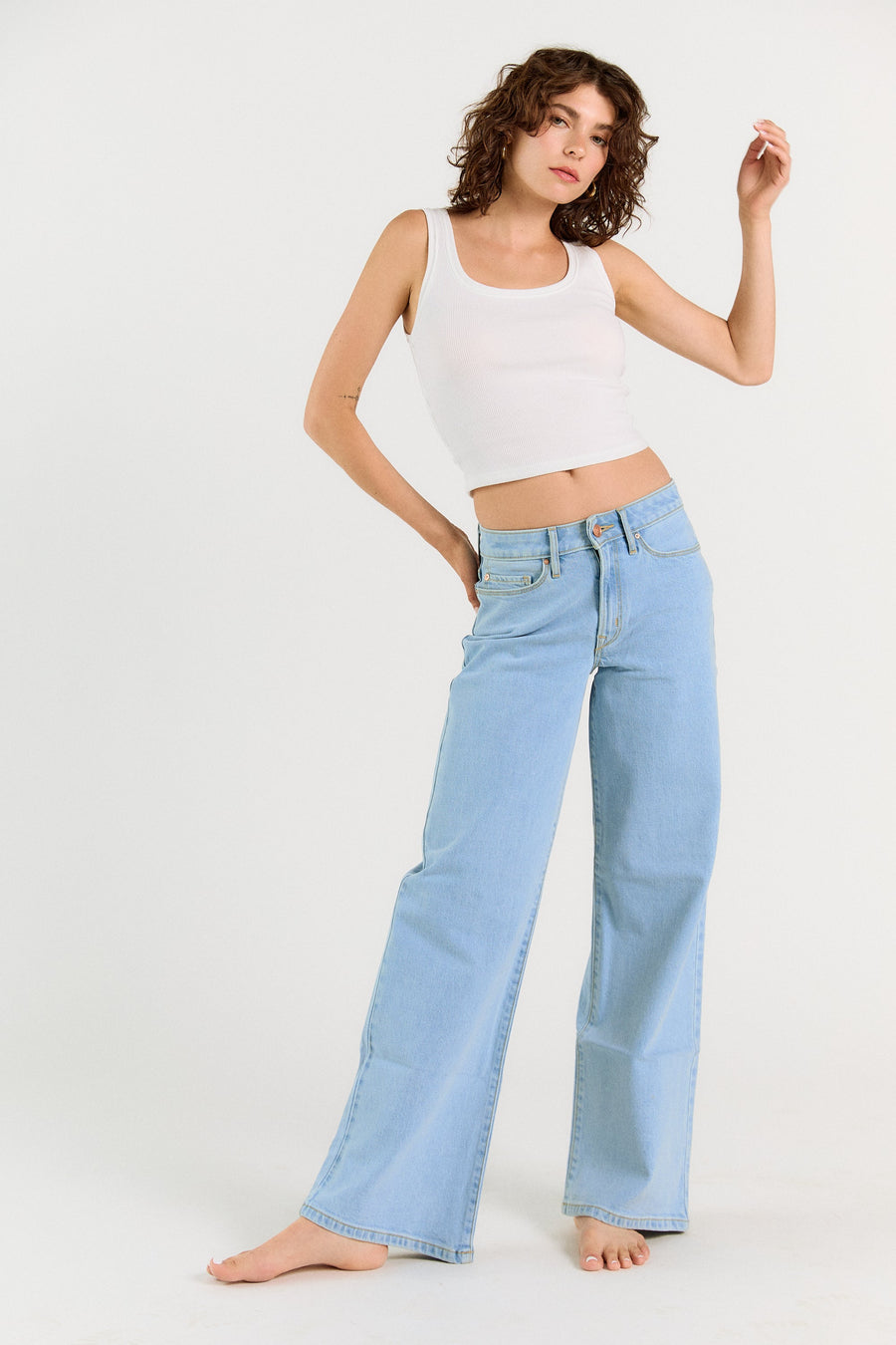 The Rebel Wide Leg - Noa Wash - Glamourous Grace