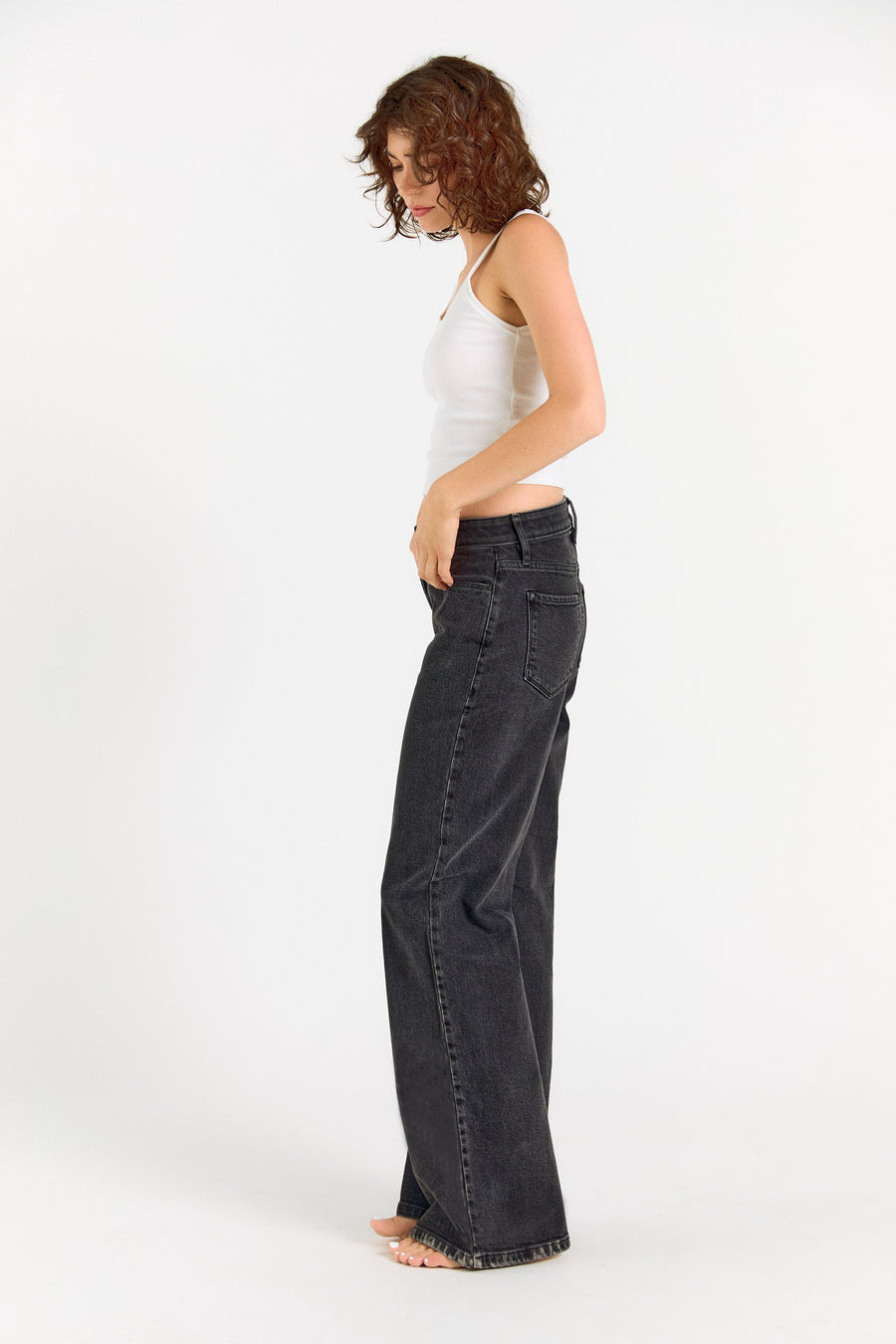 The Rebel Wide Leg - Carbon - Glamourous Grace