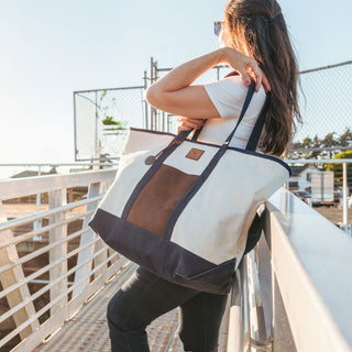 Large Driftwood Tote - Glamourous Grace