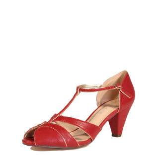 Penelope T-Strap Heels - Glamourous Grace