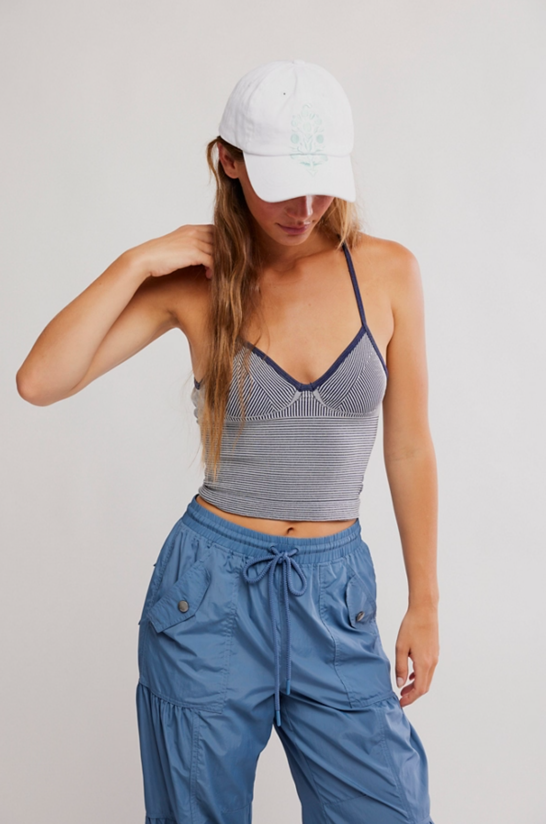 Perfectly Pleated Plunge Top