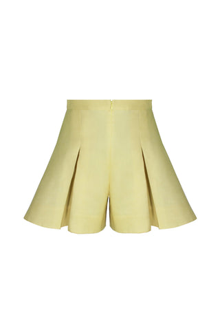 PERLA SHORT IN SOFT YELLOW - Glamourous Grace