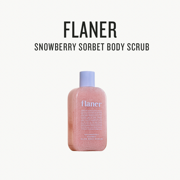 [ Flaner ] Snowberry Sorbet Body Scrub - Glamourous Grace