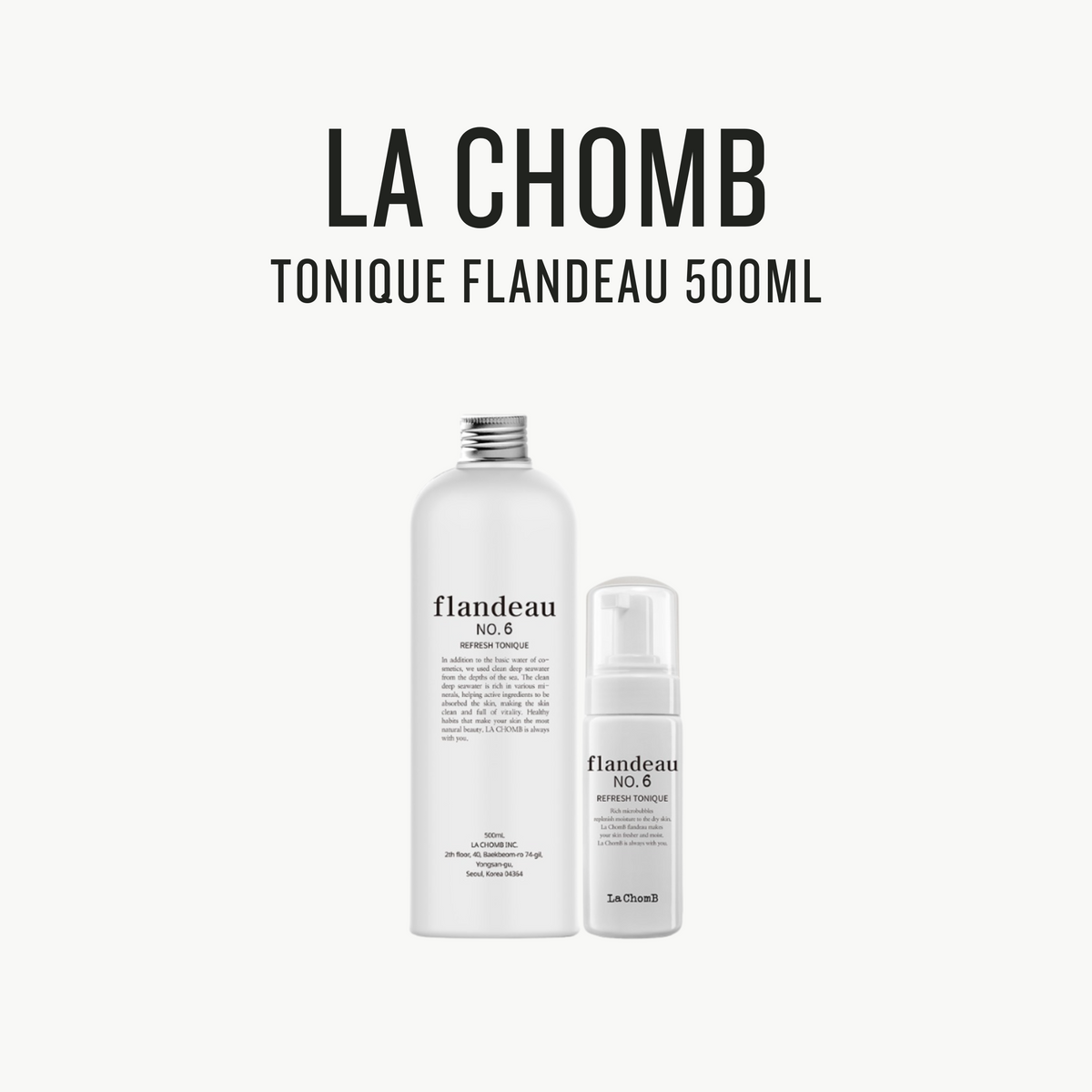 [ La Chomb ] TONIQUE FLANDEAU 500ML - Glamourous Grace