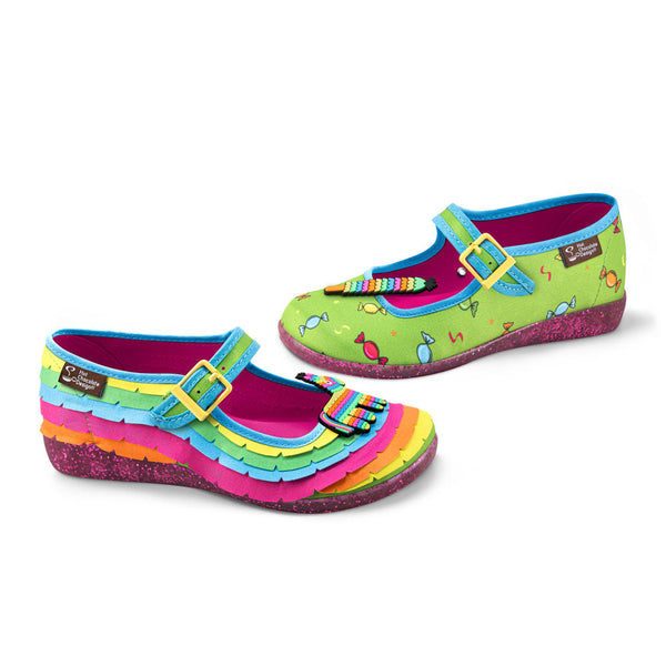 Chocolaticas® Piñata Women's Mary Jane Flat - Glamourous Grace