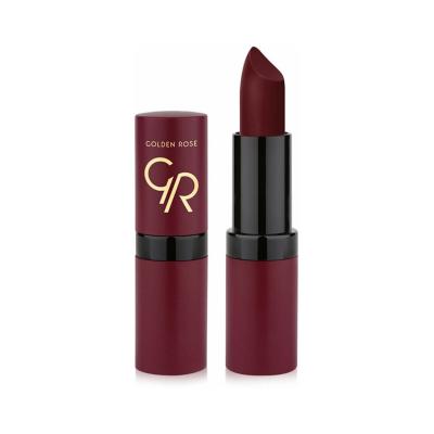 Golden Rose Velvet Matte Lipstick - Moisturizing, Paraben-Free Cosmetic for Long-Lasting Lip Color - Glamourous Grace