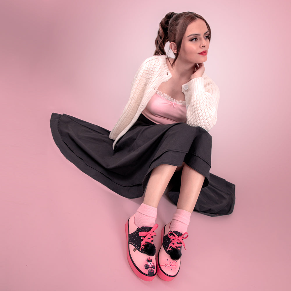 Poodle Perfect Women's Casual Sneakers - Glamourous Grace